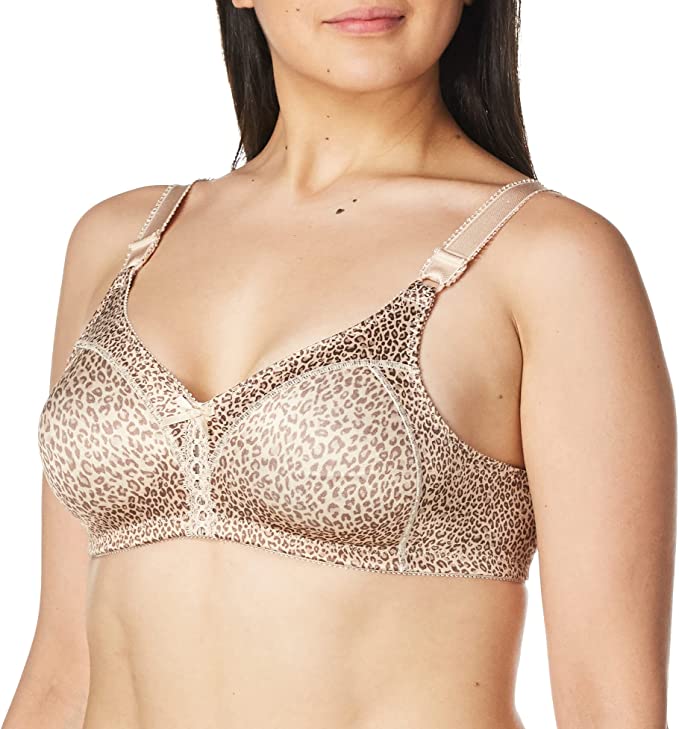 Bali Wireless Bra, Our Bestselling Wirefree Moisture-Wicking Bra, Double Support Satin Full-Coverage Wireless Bra