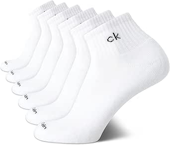 Calvin Klein Men's Socks - Cushioned Above Ankle Athletic Mini-Crew Socks (6 Pack)