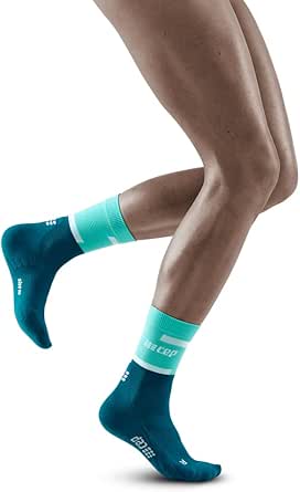 Womens Crew Cut Athletic Performance Running Sock - CEP Mid Cut Socks