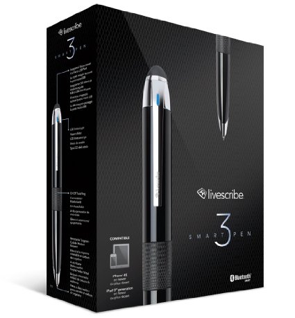 Livescribe 3 Smartpen for Android and iOS Tablets and Smartphones