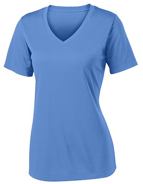 Women's Short Sleeve Moisture Wicking Athletic Shirts Sizes XS-4XL