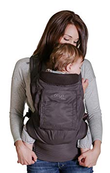 Onya Baby NexStep Baby and Child Carrier, Infant to Toddler, Multi-Position Ergonomic Soft Structured Eco-Friendly Backpack Baby Carrier - Java