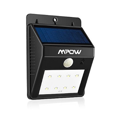 Mpow Super Bright 8 LED Solar Powered Wireless Security Light