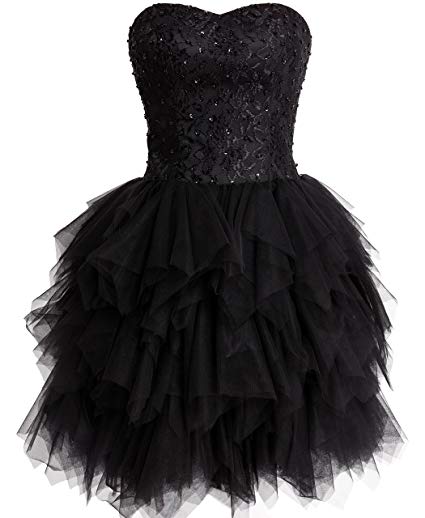 FAIRY COUPLE Tulle Strapless Evening Cocktail Party Homecoming Dress D0237
