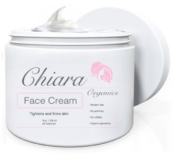 Best Face Cream for Women - Anti Aging Moisturizer Prevent Wrinkles & Lighten Dark Spots - 100% Natural Firming Treatment for Face, Neck and Eyes By Chiara Organics - Enhance Your Natural Beauty Today
