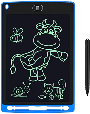 Rechishre LCD Writing Tablet, 8.5 Inch Handing Electronic Writing Board & Drawing Tablet for Kids Gifts, Adults Personal Message Board Memo and Office(Blue)
