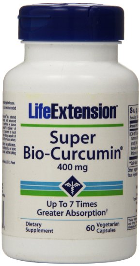 Life Extension Super Bio-Curcumin Vegetarian Capsules, 400 mg, 60 Count