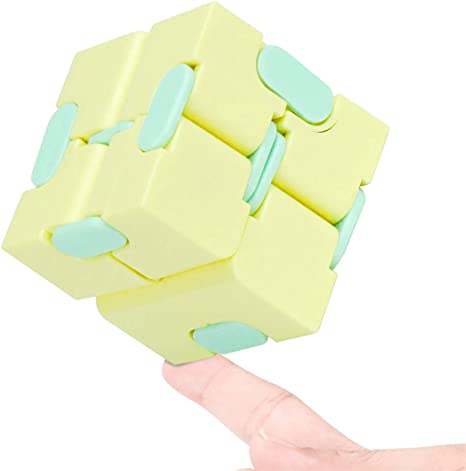 Blivener Infinity Cube Fidget Toy, Sensory Fidget Toys Stress Anxiety Relief Tool Hand Mini Kill Time Toys for Kids Adults Office