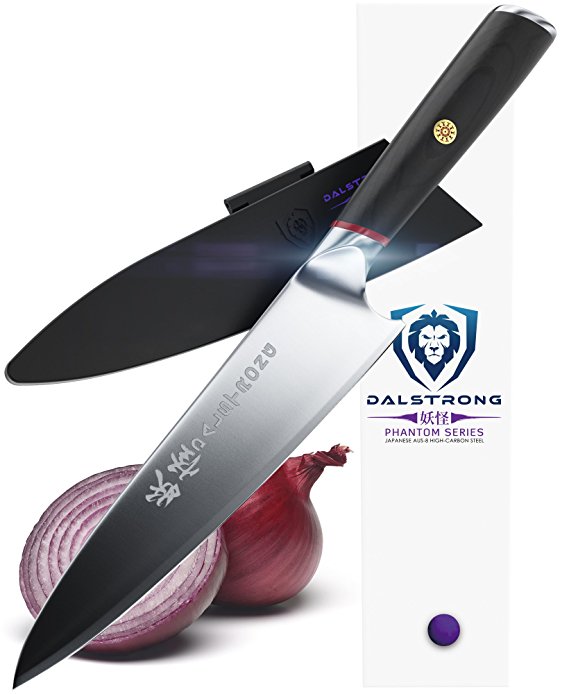 DALSTRONG Chef Knife - Phantom Series - Japanese AUS8 Steel - 8"