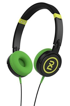 2xl X5shhz-683 Green And Black Shakedown On The Ear Headphone