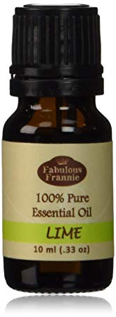 LIME 100% Pure, Undiluted Essential Oil Therapeutic Grade - 10 ml. Great for Aromatherapy!