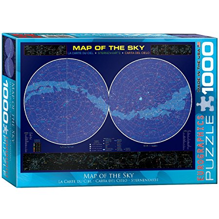 EuroGraphics Map of the Sky 1000 Piece Puzzle