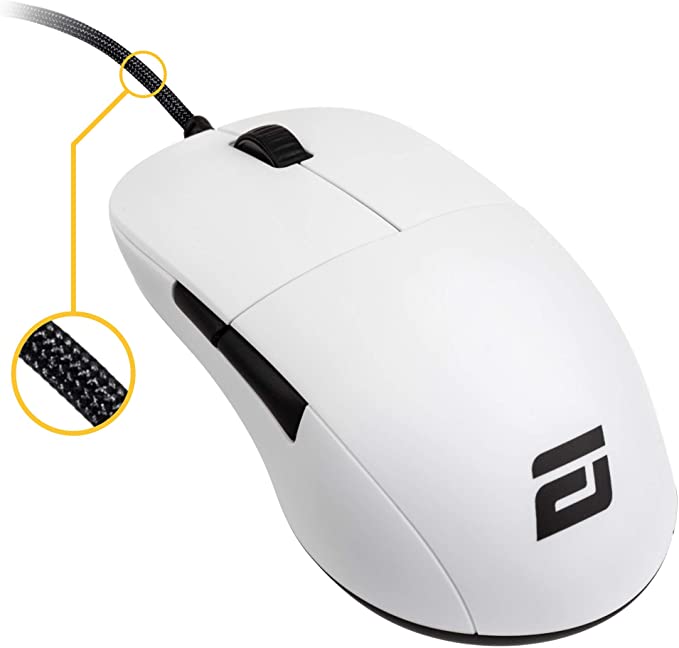 ENDGAME GEAR XM1 Gaming Mouse - PMW3389 Sensor - 50 to 16,000 CPI - 5 Buttons - 50M Switches - White