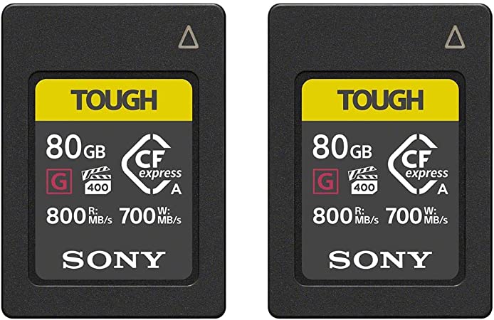 Sony CFexpress Type A 80GB Memory Card (2-Pack) Bundle (2 Items)