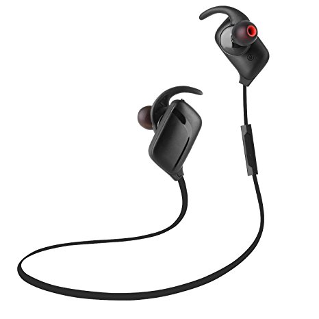AOKII Bluetooth Headphones With Mic,Wireless Stereo Earbud Headset,HandsFree Sports Headphones