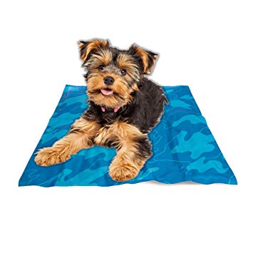 Greenbone Self Cooling Pet Mat for Floor Bed Crate Cool Dog Mat Gel Cushion Pad Indoor Or Outdoor