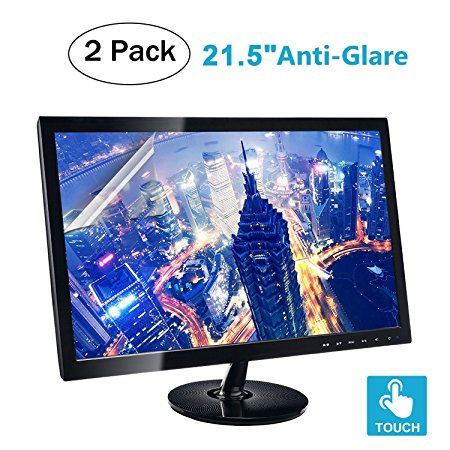 (2PCS) 21.5" Anti Glare Screen Protector for 21.5 Inch Widescreen Desktop Monitor Matte Screen Protector Filter Display 16:9 for Dell/Asus/Acer/ViewSonic/Samsung/Aoc/HP