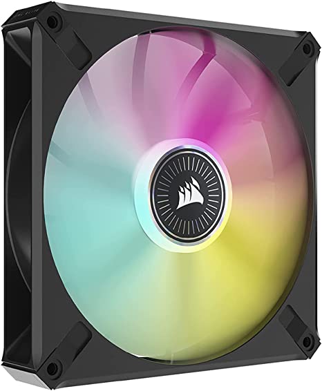 CORSAIR ML140 RGB Elite, 140mm Magnetic Levitation RGB Fan with AirGuide, Single Pack