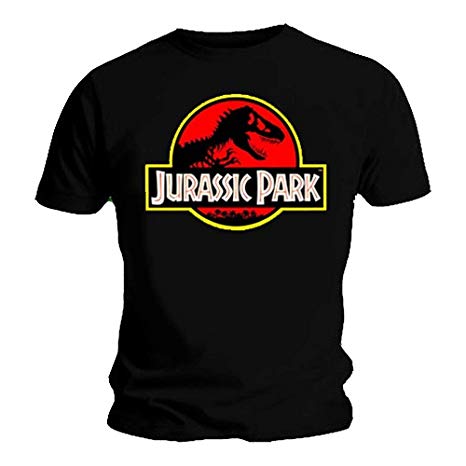 Official T Shirt JURASSIC PARK Classic Dinosaur Logo All Sizes