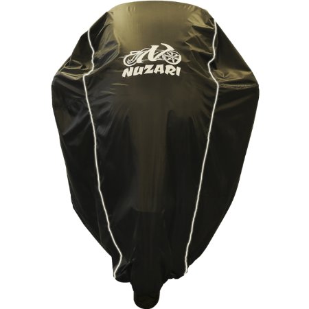 Premium Heavy Duty Outdoor Motorcycle Cover. Waterproof All Season Polyester w/Soft Screen Shield.Heat Resistant Lockable fabric that is Durable & Long Lasting. Fits Sportbikes & Cruisers (med blk)