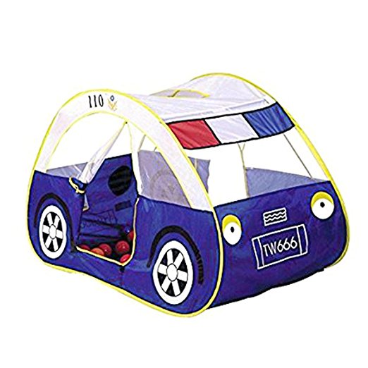 Large Police Car Tents, Anyshock Waterproof Indoor and Outdoor Cute Car Play House/Castle/Tent Toys as a Perfect Gift for 1-8 years old Kids/Boy/Girls/Baby/Infant