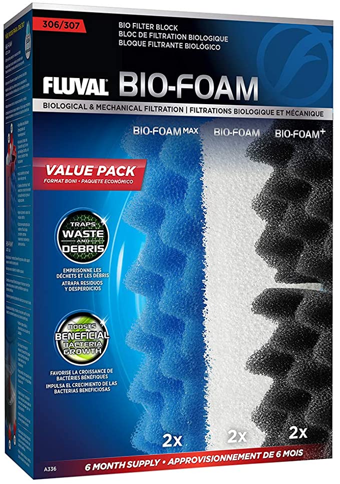 Fluval 306/307 Filter Media Bio-Foam Value Pack