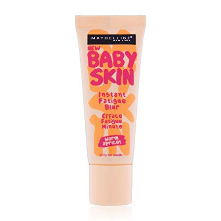 3 x Maybelline Baby Skin Instant Fatigue Blur Primer 22ml - Warm Apricot