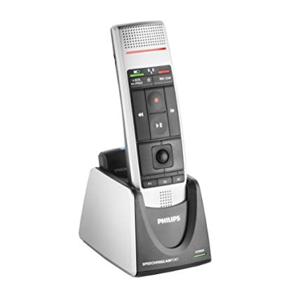 Philips LFH-3000 SpeechMike Air Wireless Dictation Microphone with Push Button Design