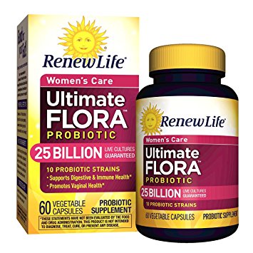 Renew Life - Ultimate Flora Probiotic Women's Care - 25 billion - probiotics for women - daily digestive and immune health supplement 60 count