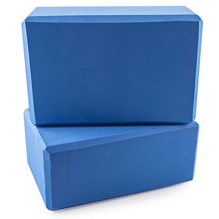 Peace Yoga Foam Exercise Blocks - Choose Your Size and Color