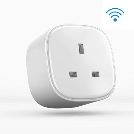 Meross Smart WiFi Plug App Remote Control Voice Control Timing Function 13A Fast Charging Compatible with Alexa Google Home and IFTTT