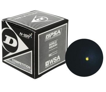 Dunlop Pro Single Dot Squash ball, Pack of 4