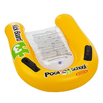 Intex 1-2-3 Pool School Inflatable Kick Board Float Swimming Aid #58167