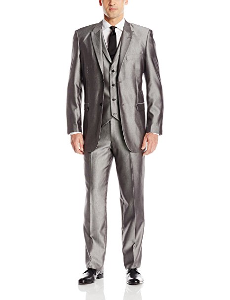 Stacy Adams Men's Pett Vested Suit