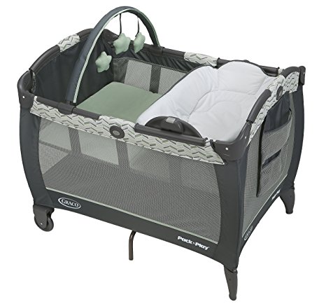 Graco Pack 'n Play Playard Reversible Napper & Changer LX Bassinet, Landry