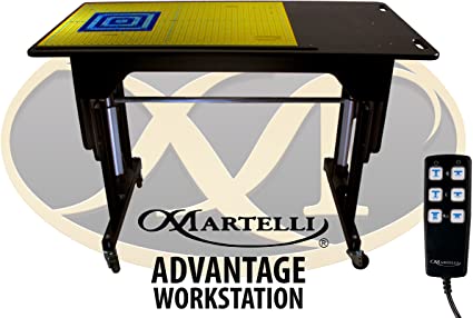Martelli Advantage & Martelli Elite Workstation Kit - Quilting, Sewing and Crafting Table - Promotional Package Includes Table and Accessories - Made in USA (Advantage Workstation)