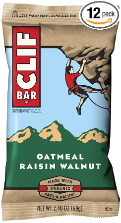 CLIF BAR - Energy Bar - Oatmeal Raisin Walnut - (2.4 Ounce Protein Bar, 12 Count)