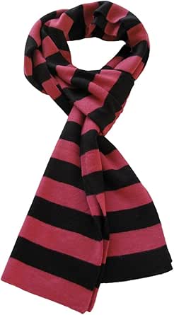 TrendsBlue Premium Soft Knit Striped Scarf