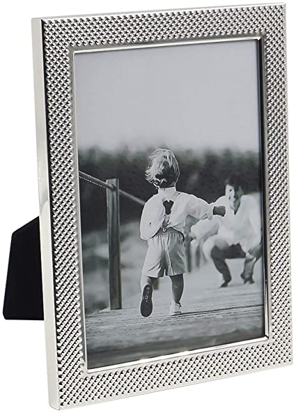 TOPSKY Metal Photo Frame Picture Frame - Glass Window - For 7x5 Inches Picture (Silver 1)