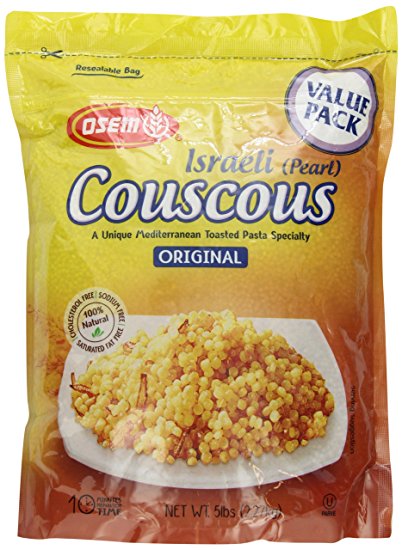 Osem Israeli (Pearl) Couscous, Original, 5-Pound Bag