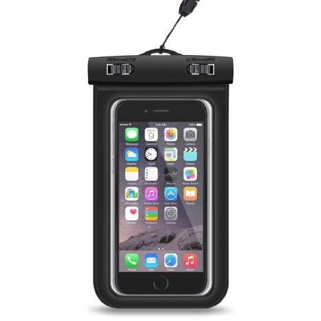 RUITAI Universal 6.0 Waterproof Phone & Camera Case Bag for Apple iPhone 6S 6, 6S Plus, 5S 7, Samsung Galaxy S7, S6 Note 5 4, HTC, LG, Sony, Nokia, Motorola