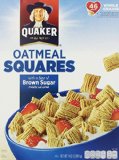 Quaker Oatmeal Squares Cereal 1450 Oz
