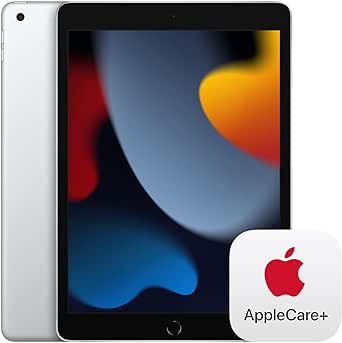 Apple 2021 10.2-inch iPad (Wi-Fi, 64GB) - Silver with AppleCare  (2 Years)