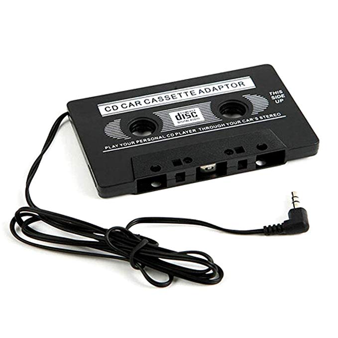 Toogoo 3.5mm AUX Car Audio Cassette Tape Adapter Transmitters for MP3 IPod CD MD iPhone