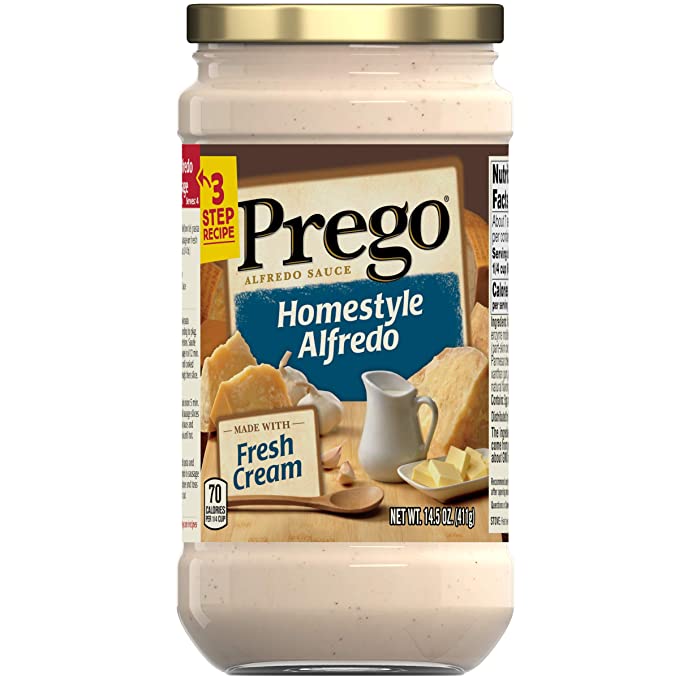 Prego Pasta Sauce, Homestyle Alfredo Sauce, 14.5 oz