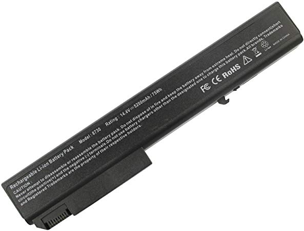 Futurebatt Laptop Battery for HP EliteBook 8530p 8540p 8730p 8730w 8740w 8530w 8540w, ProBook 6545b Fit P/N 493976-001 HSTNN-LB60 HSTNN-XB60 KU533AA AV08 AV08XL [5200mAh, 8-Cell] - 12 Months Warranty