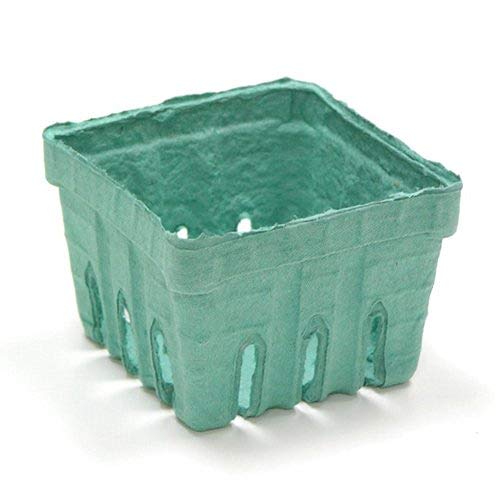 Pactiv Biodegradable M336126 Green Pulp 1 Pint Sized Berry Basket - 420 Per Case