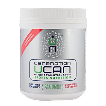 Generation UCAN SuperStarch ® Energy Drink Mix Tub, Cranberry Raspberry, No Added Sugar, Gluten-Free, Naturally Sweetened, Vegan, 26.5 Ounces, 30 Servings