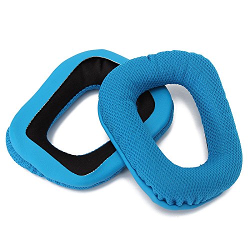Life VC ® Blue Replacement Ear Pad Pads Cushion For Logitech G35 G930 G430 F450 Headphones