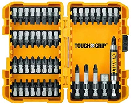 DEWALT Tough Grip 46-Piece Steel Screwdriver Bit Set